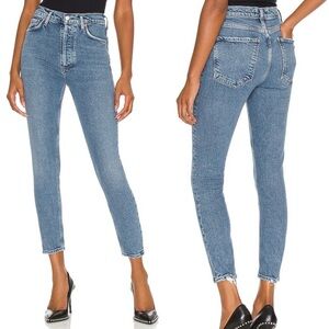 Agolde Nico High Rise Slim Fit Jeans Size 24